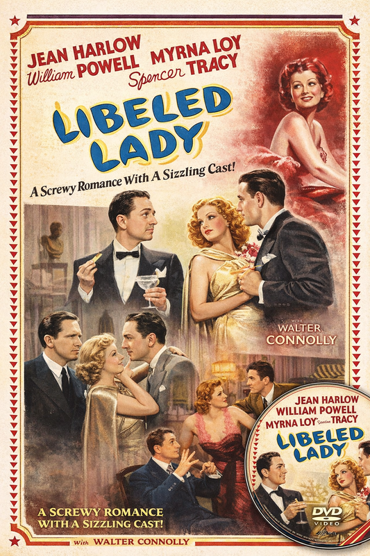 LIBELED LADY (1936) Bette Davis - Franchot Tone - Public Domain DVD NO CASE