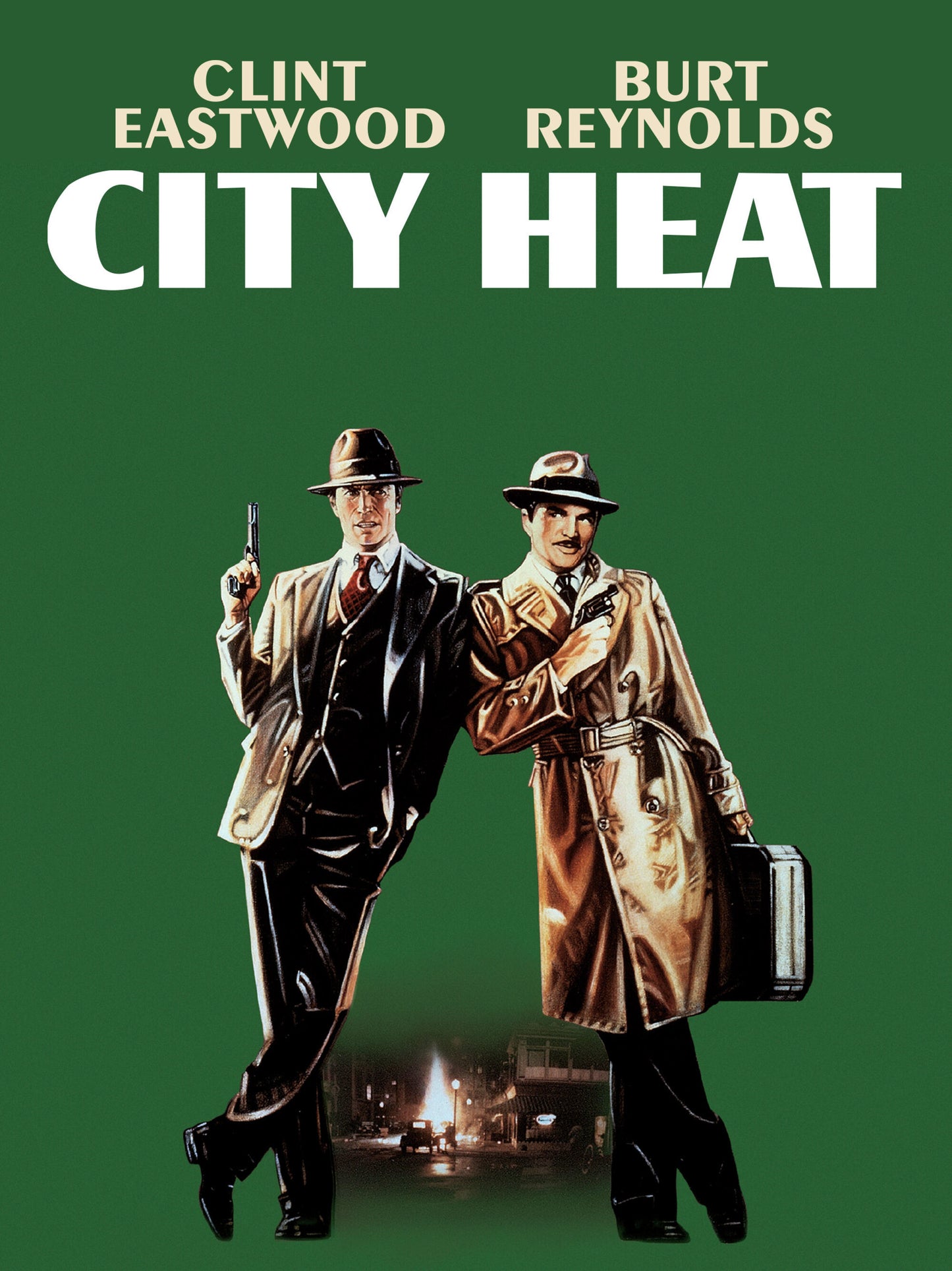 CITY HEAT (1984) Clint Eastwood, Burt Reynolds  - Public Domain Movie DVD NO CASE