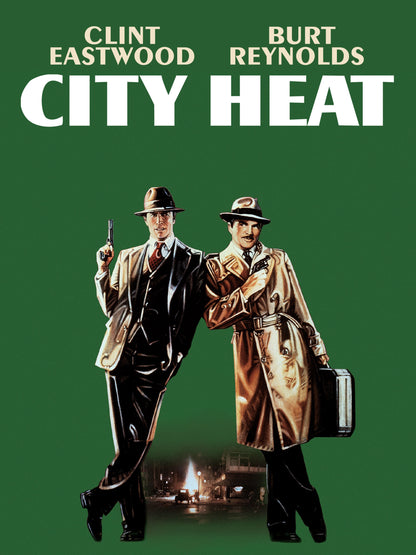 CITY HEAT (1984) Clint Eastwood, Burt Reynolds  - Public Domain Movie DVD NO CASE