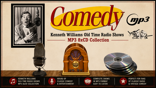 Kenneth Williams  Old Time Radio Shows MP3 X8 CD Collection