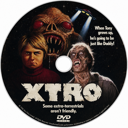 XTRO (1982) Philip Sayer,Bernice Stegers,Maryam d'Abo,Simon Nash - Public Domain DVD NO CASE