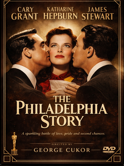 THE PHILADELPHIA STORY (1940) Cary Grant ,Katharine Hepburn ,James Stewart  - PUBLIC DOMAIN DVD ONLY NO CASE