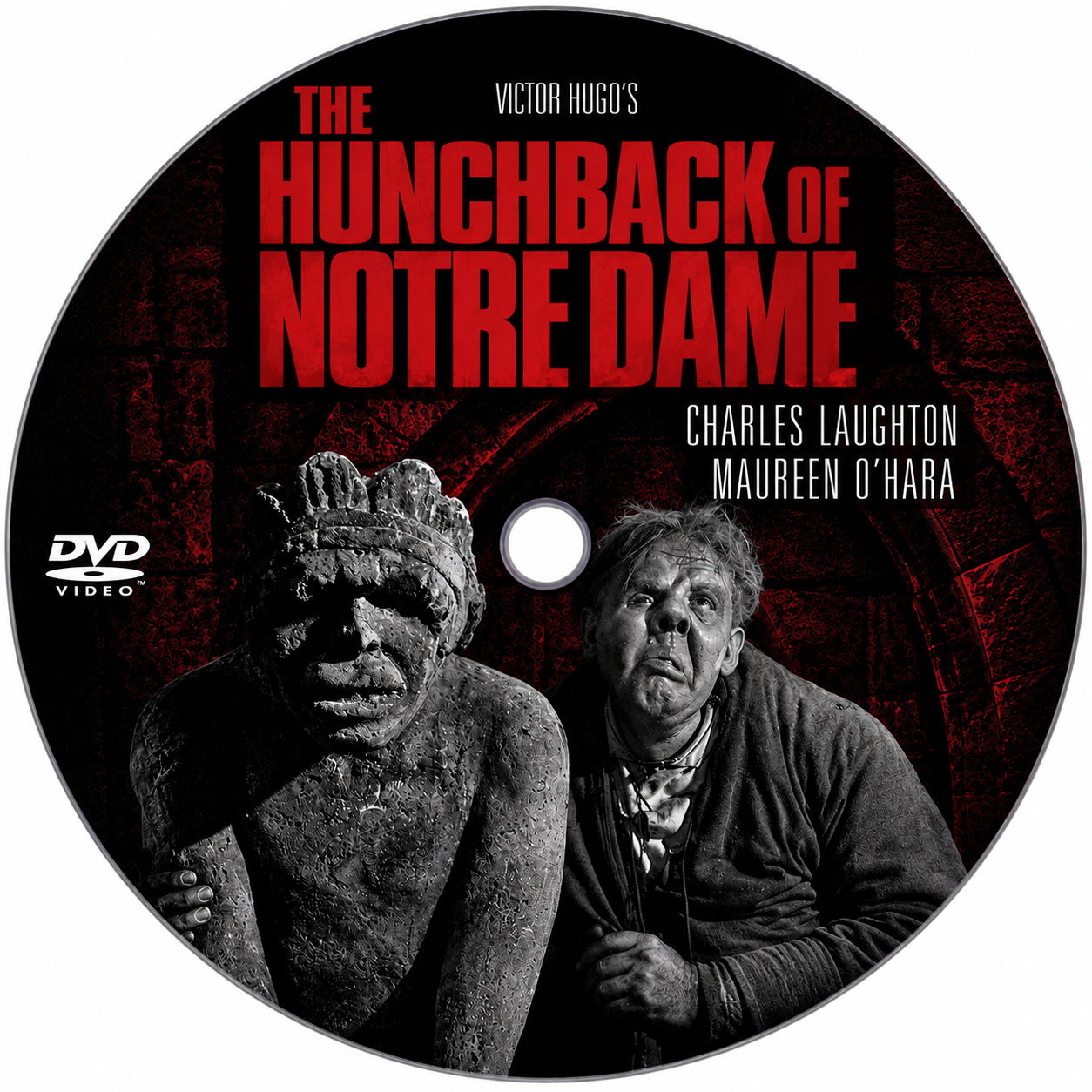 The Hunchback of Notre Dame (1939) Charles Laughton,Cedric Hardwicke,Thomas Mitchell,Maureen O'Hara,Edmond O'Brien - PUBLIC DOMAIN DVD ONLY NO CASE