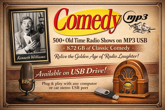Kenneth Williams Collection of 500+ Old Time Radio Shows  MP3 USB