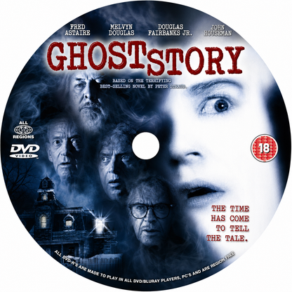 GHOST STORY (1981) Fred Astaire,Melvyn Douglas,Douglas Fairbanks Jr. - Public Domain DVD NO CASE