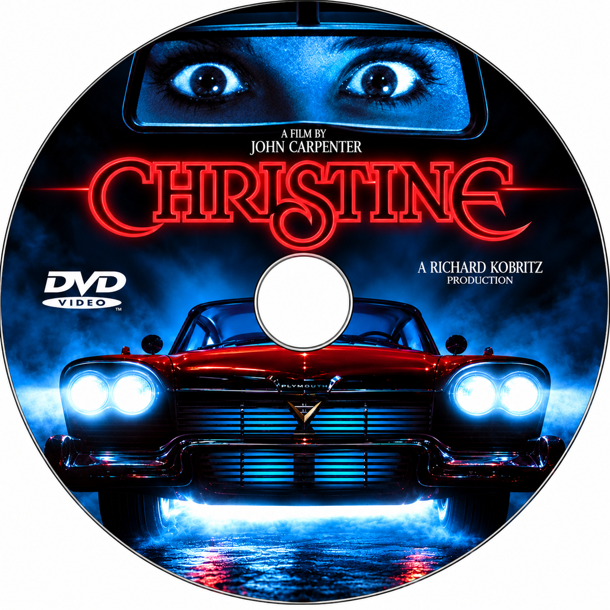 CHRISTINE (1983) Keith Gordon, John Stockwell, Alexandra Paul, Robert Prosky, Harry Dean Stanton - PUBLIC DOMAIN DVD ONLY NO CASE