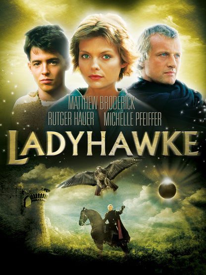 LADYHAWKE (1985) Rutger Hauer and Michelle Pfeiffer - PUBLIC DOMAIN DVD ONLY ON CASE