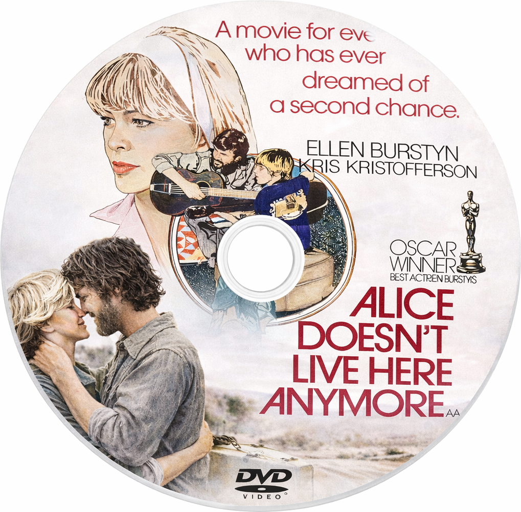ALICE DOESN'T LIVE HERE ANYMORE (1974) Ellen Burstyn, Diane Ladd, Kris Kristofferson - DVD ONLY NO CASE