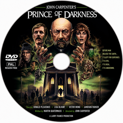 PRINCE OF DARKNESS (1987) Donald Pleasence,Lisa Blount,Victor Wong,Jameson Parker - VERY RARE DELETED TITLE ! - Public Domain DVD NO CASE