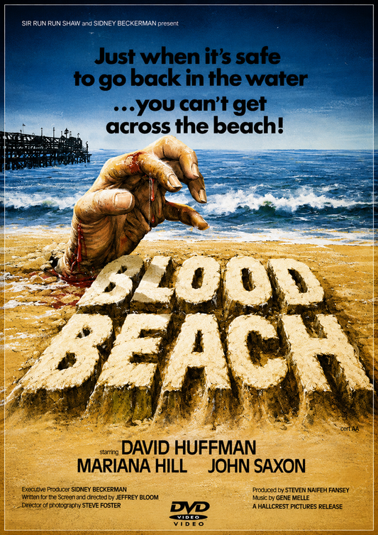 BLOOD BEACH (1980) David Huffman, Marianna Hill, Stefan Gierasch, John Saxon, Burt Young - DVD NO CASE
