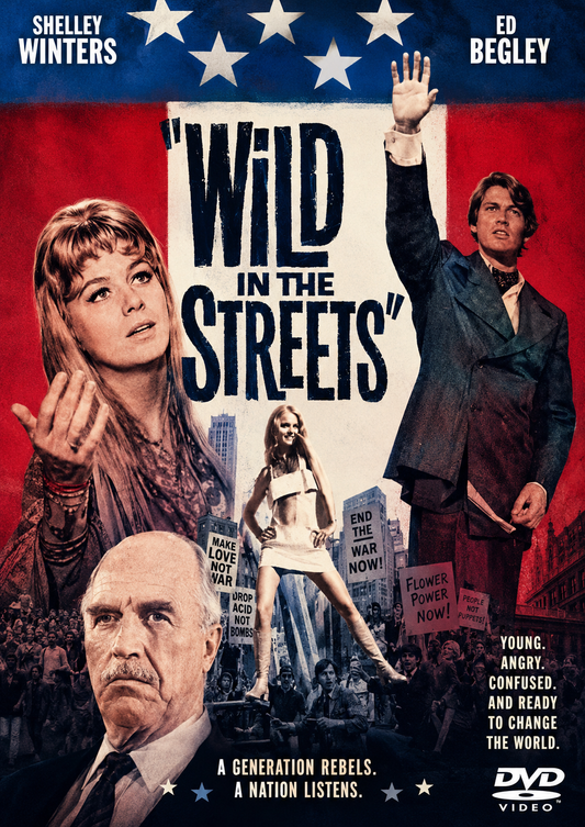 WILD IN THE STREETS (1968) Shelley Winters,Ed Begley - Public Domain DVD NO CASE
