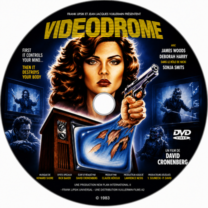 VIDEODROME (1983) Deborah Harry, James Woods, Peter Dvorsky - DVD ONLY NO CASE
