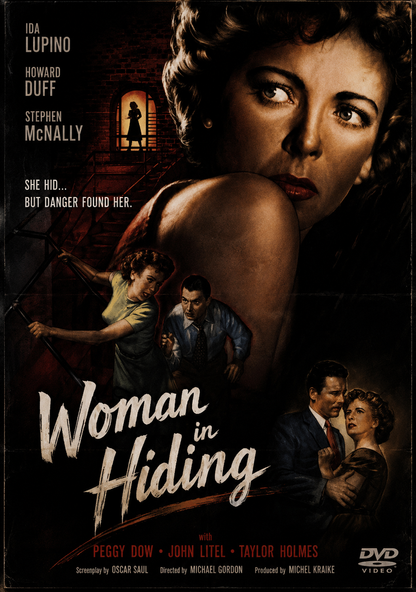 WOMAN IN HIDING (1950) Ida Lupino, Stephen McNally ,Howard Duff - VERY RARE DELETED TITLE ! - DVD NO CASE