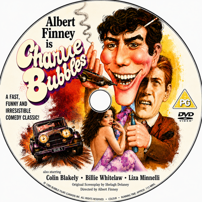 CHARLIE BUBBLES (1968) Albert Finney, Billie Whitelaw, Colin Blakely, Liza Minnelli - DVD NO CASE
