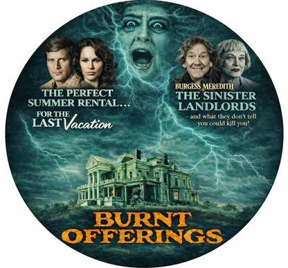 BURNT OFFERINGS (1976) Bette Davis, Oliver Reed - DVD Public Domain DVD NO CASE