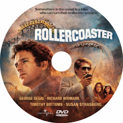 ROLLERCOASTER (1977) George Segal ,Richard Widmark ,Timothy Bottoms ,Harry Guardino ,Susan Strasberg ,Henry Fonda - Public Domain DVD NO CASE