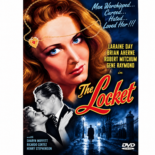 THE LOCKET (1946)  Laraine Day,Brian Aherne,Robert Mitchum,Gene Raymond - Public Domain DVD NO CASE RARE !