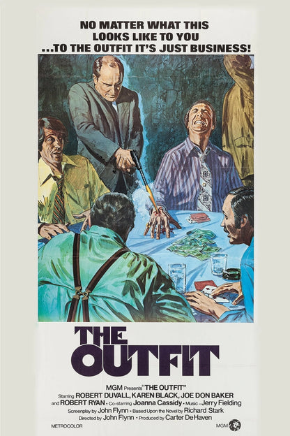THE OUTFIT (1973) Robert Duvall,Karen Black,Joe Don Baker,Joanna Cassidy,Robert Ryan - Public Domain DVD NO CASE RARE !