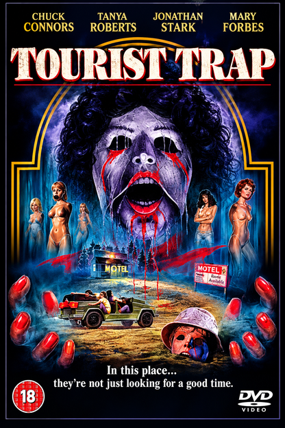 TOURIST TRAP (1979) Chuck Connors, Jocelyn Jones, Jon Van Ness, Robin Sherwood, Tanya Roberts - DVD NO CASE