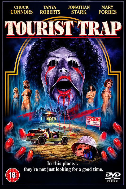 TOURIST TRAP (1979) Chuck Connors, Jocelyn Jones, Jon Van Ness, Robin Sherwood, Tanya Roberts - DVD NO CASE