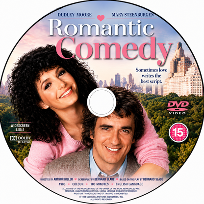 ROMANTIC COMEDY (1983) Dudley Moore • Mary Steenburgen • Frances Sternhagen • Ron Leibman - Public Domain Movie DVD NO CASE