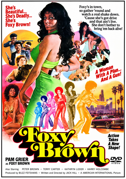FOXY BROWN (1974) Pam Grier, Peter Brown, Terry Carter, Kathryn Loder &amp; Harry Holcombe - DVD NO CASE