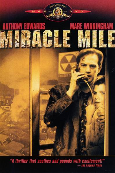 MIRACLE MILE (1988) Anthony Edwards,Mare Winningham - Public Domain DVD NO CASE