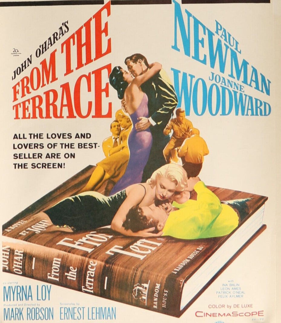 FROM THE TERRACE (1960) Paul Newman - DVD, Public Domain DVD NO CASE