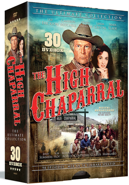 THE HIGH CHAPARRAL - COMPLETE TV SERIES - PUBLIC DOMAIN ON USB ONLY