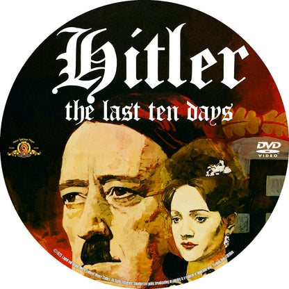 HITLER: THE LAST TEN DAYS (1973) Alec Guinness, Simon Ward, Diane Cilento, Doris Kunstmann, Philip Stone - PUBLIC DOMAIN DVD ONLY NO CASE
