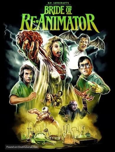 BRIDE OF RE-ANIMATOR (1990) Starring - Jeffrey Combs • Bruce Abbott • Fabiana Udenio • David Gale • Kathleen Kinmont • Claude Earl Jones - Public Domain Movie DVD NO CASE