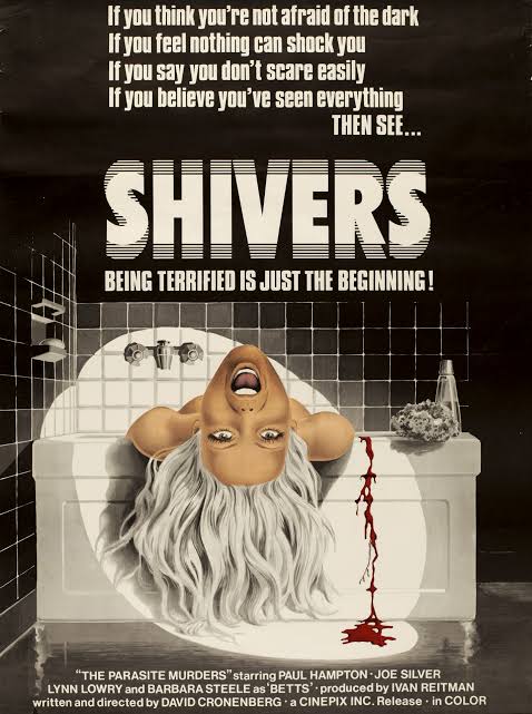 SHIVERS (1975) Starring - Paul Hampton, Joe Silver, Lynn Lowry, Barbara Steele - DVD NO CASE