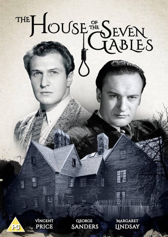 THE HOUSE OF THE SEVEN GABLES (1940) George Sanders,Margaret Lindsay,Vincent Price - Public Domain DVD NO CASE RARE !