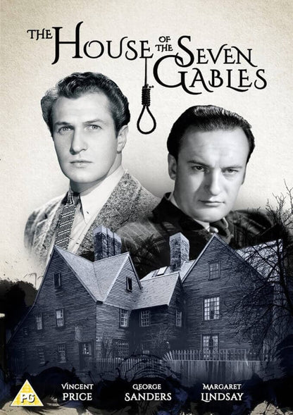THE HOUSE OF THE SEVEN GABLES (1940) George Sanders,Margaret Lindsay,Vincent Price - Public Domain DVD NO CASE RARE !