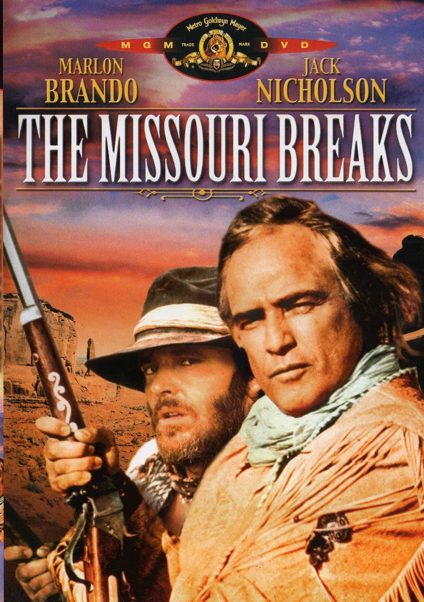 THE MISSOURI BREAKS (1976) Starring - Marlon Brando,Jack Nicholson,Randy Quaid,Kathleen Lloyd,Frederic Forrest,Harry Dean Stanton - RARE DELETED  DVD NO CASE