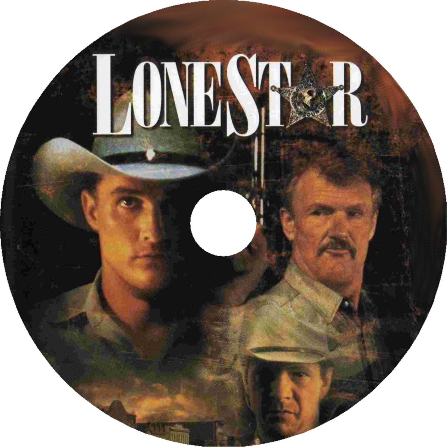LONE STAR (1996) Chris Cooper,Kris Kristofferson,Joe Morton, Frances McDormand,Matthew McConaughey - Public Domain DVD NO CASE RARE !