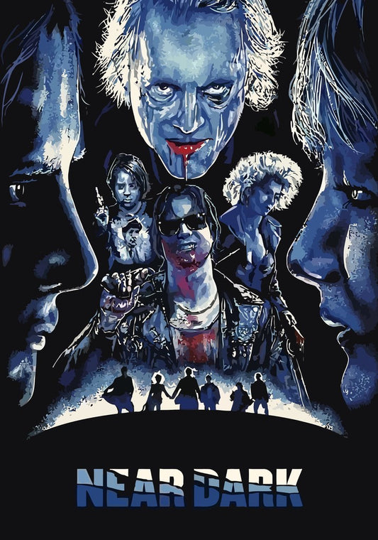 NEAR DARK (1987) Adrian Pasdar,Jenny Wright,Lance Henriksen,Bill Paxton,Jenette Goldstein,Tim Thomerson - VERY RARE DELETED TITLE ! - Public Domain DVD NO CASE