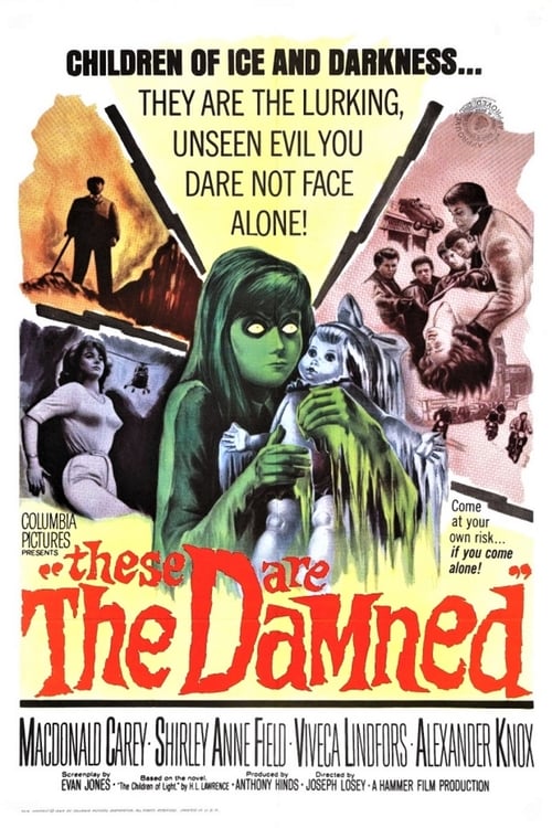 THESE ARE THE DAMNED (1963) Starring - Macdonald Carey,Shirley Anne Field,Oliver Reed - PUBLIC DOMAIN DVD ONLY NO CASE