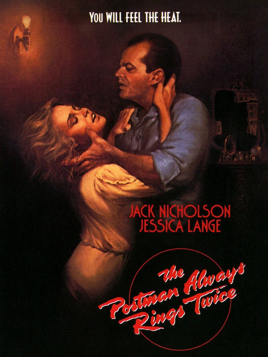 THE POSTMAN ALWAYS RING TWICE (1981)Jack Nicholson,Jessica Lange,Anjelica Huston Christopher Lloyd - VERY RARE DELETED TITLE ! - DVD NO CASE