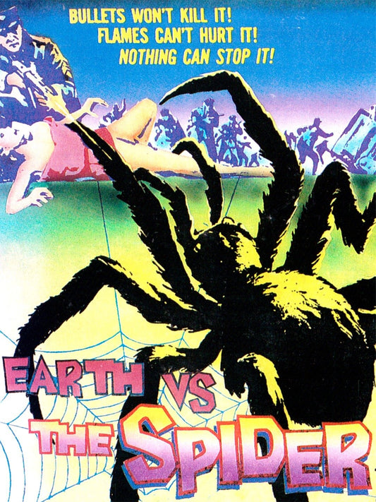 Earth vs the Spider (1958)(Horror-Sci Fi-Cult) - Public Domain Movie DVD NO CASE