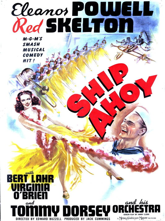 SHIP AHOY (1942) Eleanor Powell,Red Skelton,Bert Lahr,Virginia O'Brien - DVD NO CASE