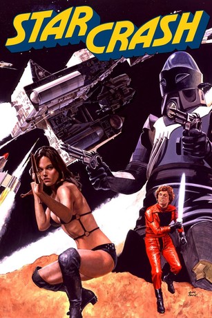 STARCRASH (1978) Marjoe Gortner,Caroline Munro,David Hasselhoff.Joe Spinell,Christopher Plummer - Public Domain DVD NO CASE