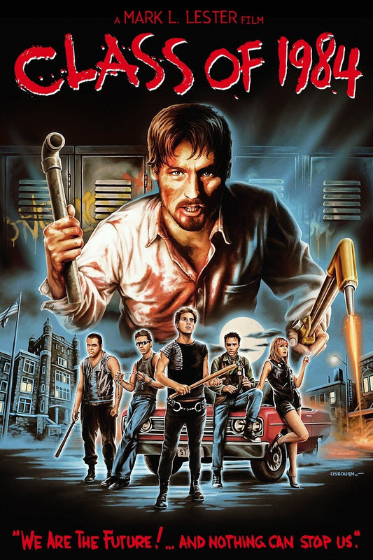 CLASS OF 1984 (1982) Perry King,Merrie Lynn Ross,Timothy Van Patten,Stefan Arngrim,Michael J Fox,Roddy McDowall - PUBLIC DOMAIN DVD ONLY NO CASE