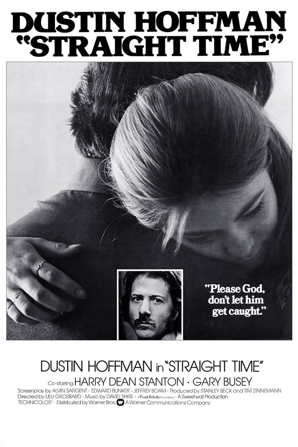 STRAIGHT TIME (1978) M. Emmet Walsh, Harry Dean Stanton, Dustin Hoffman, Theresa Russell, Gary Busey - Public Domain Movie DVD NO CASE