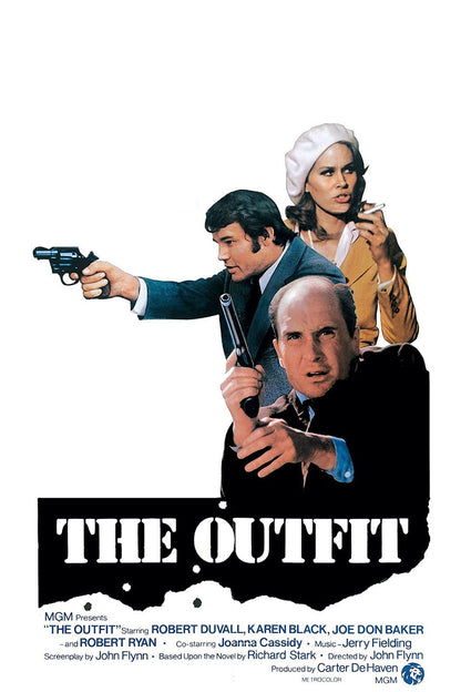 THE OUTFIT (1973) Robert Duvall,Karen Black,Joe Don Baker,Joanna Cassidy,Robert Ryan - Public Domain DVD NO CASE RARE !