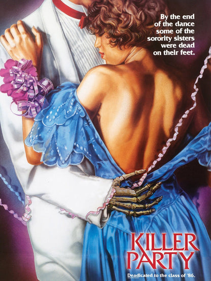 KILLER PARTY (1986) Martin Hewitt, Paul Bartel, Elaine Wilkes, Ralph Seymour, Sherry Willis-Burch - Public Domain Movie DVD NO CASE