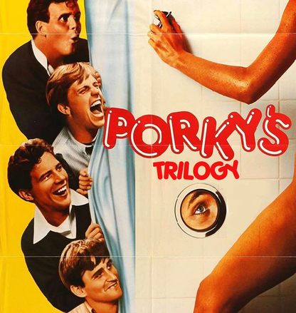 PORKY'S TRILOGY BLU-RAY (1981-1985) Dan Monahan,Wyatt Knight,Tony Ganios - VERY RARE DELETED TITLE ! - Public Domain BLU-RAY NO CASE