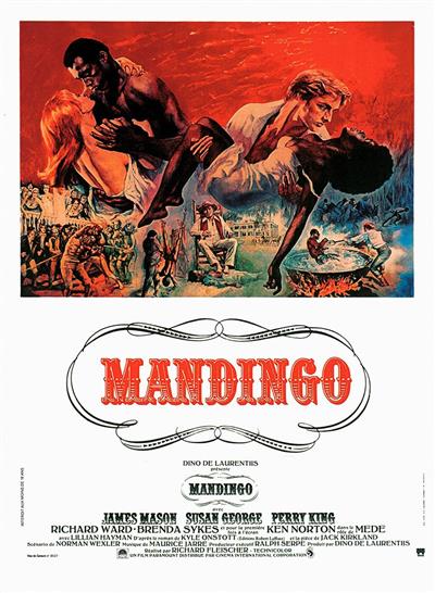 MANDINGO (1975)  James Mason,Susan George,Perry King,Richard Ward,Brenda Sykes,Ken Norton,Lillian Hayman - Public Domain Movie DVD NO CASE