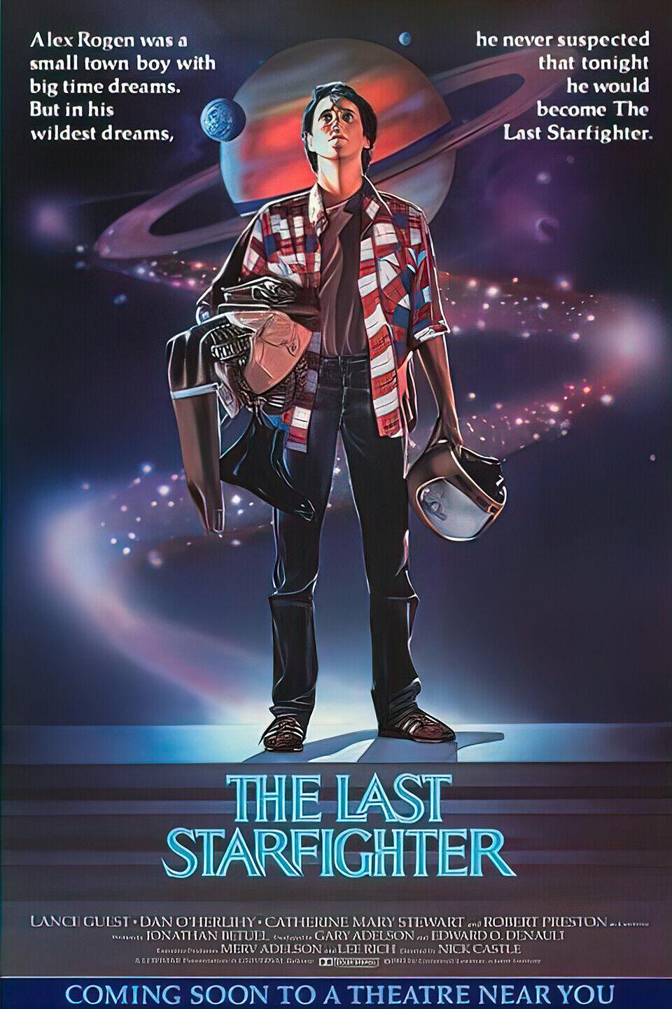 THE LAST STARFIGHTER (1984) Lance Guest,Dan O'Herlihy,Catherine Mary Stewart,Robert Preston - VERY RARE DELETED TITLE ! - Public Domain DVD NO CASE