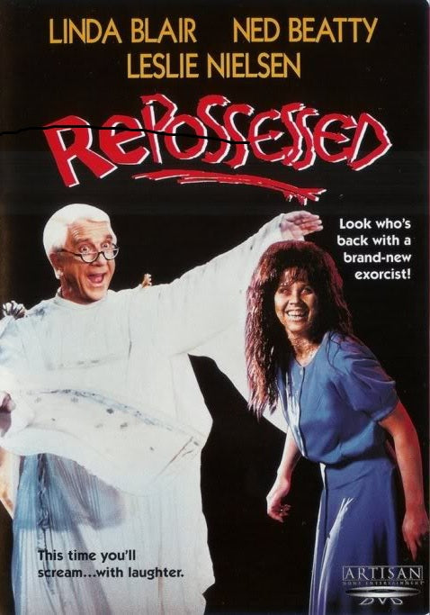 REPOSSESSED (18) (1990) Starring - Linda Blair,Ned Beatty,Leslie Nielsen,Anthony Starke - VERY RARE DELETED  DVD NO CASE